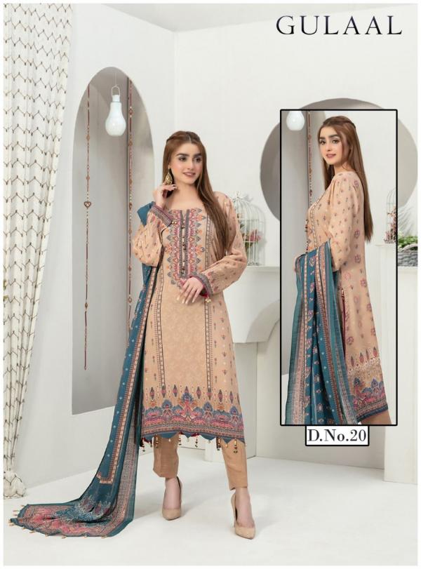 Gulaal Karachi Vol-2 Cotton Designer Exclusive Dress Material